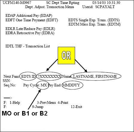 EDTS: step 4