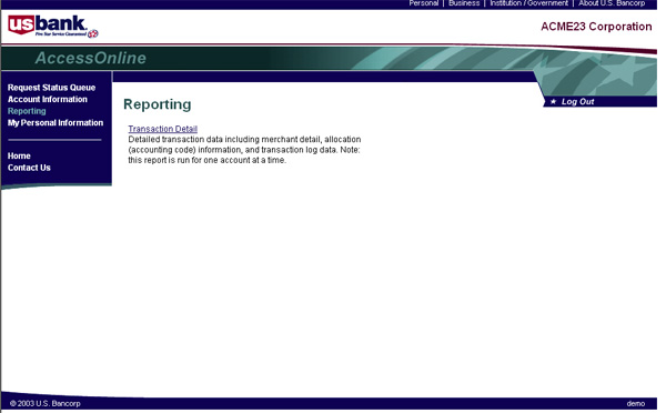 Reporting