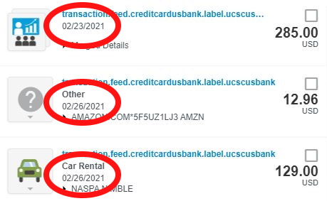 Merging Receipts with CTE Card Transactions